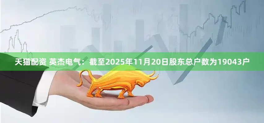 天猫配资 英杰电气：截至2025年11月20日股东总户数为19043户