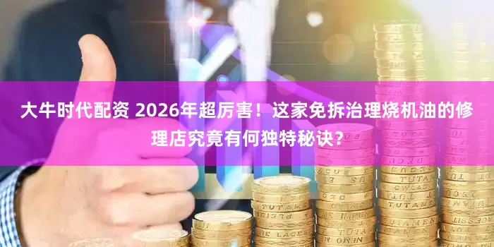 大牛时代配资 2026年超厉害！这家免拆治理烧机油的修理店究竟有何独特秘诀？